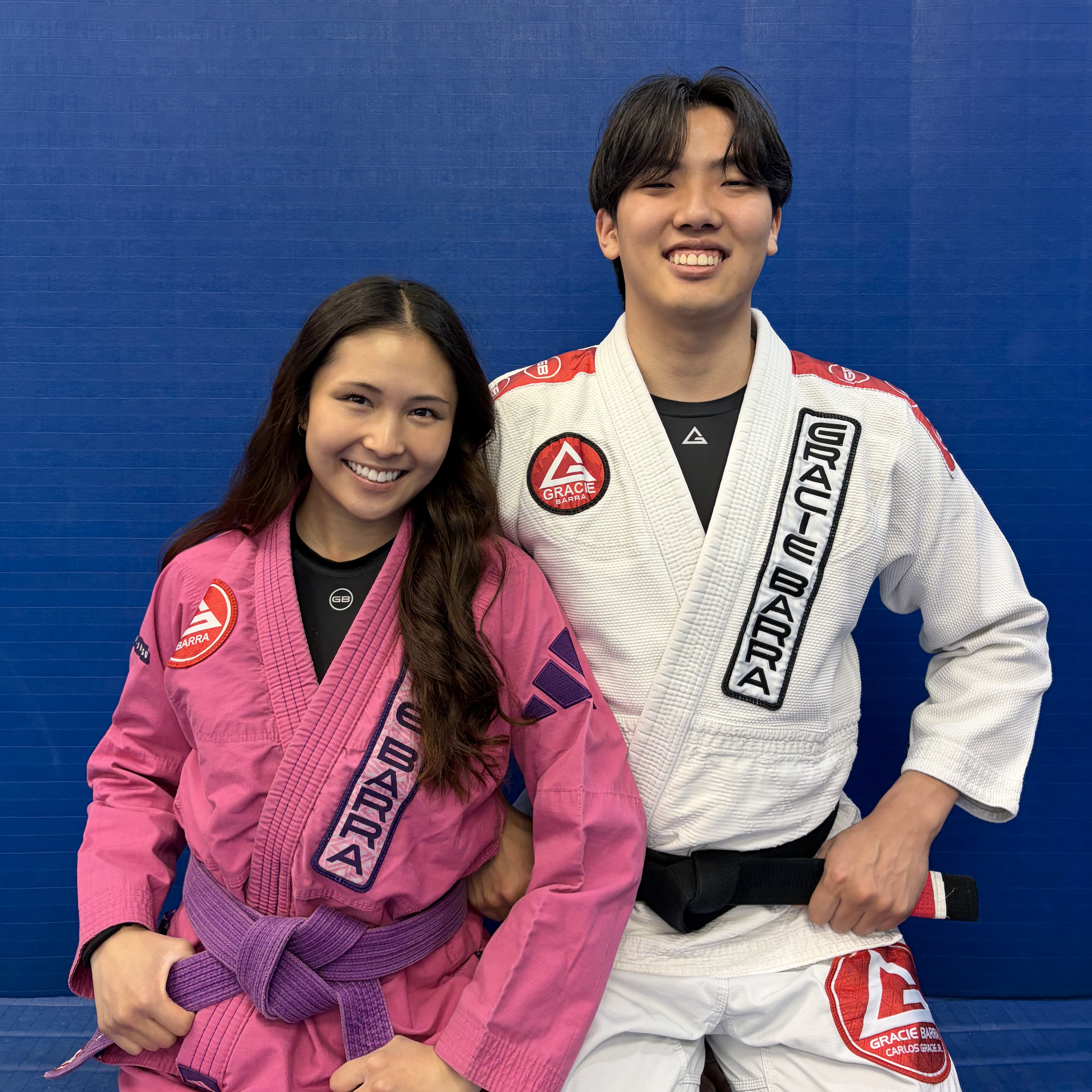 Steve and Leona training